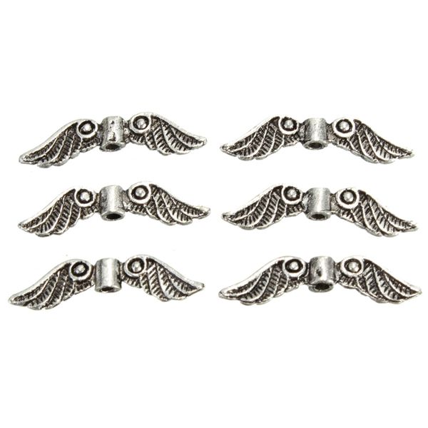 20pcs-Silver-Angel-Fairy-Wings-Charm-Spacer-Beads-Craft-Hardware-1014045