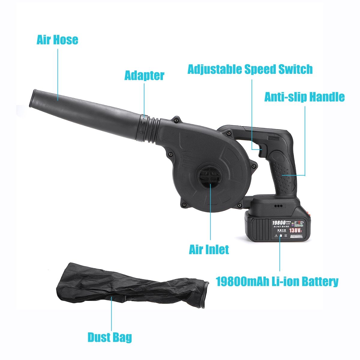 220V-128VF-19800mAh-Cordless-Electric-Air-Blower-Blowing-and-Sucking-Dual-useDust-Computer-cleaner-E-1579909