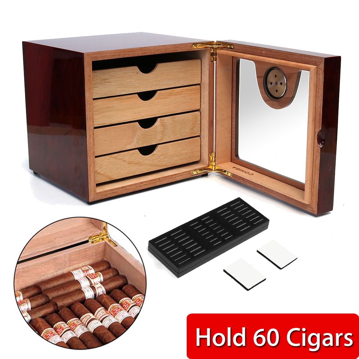 24x22x24cm-Humidor-Case-Portable-Case-Humidifier-Hygrometer-Humidor-Sigaren-Box-1522107