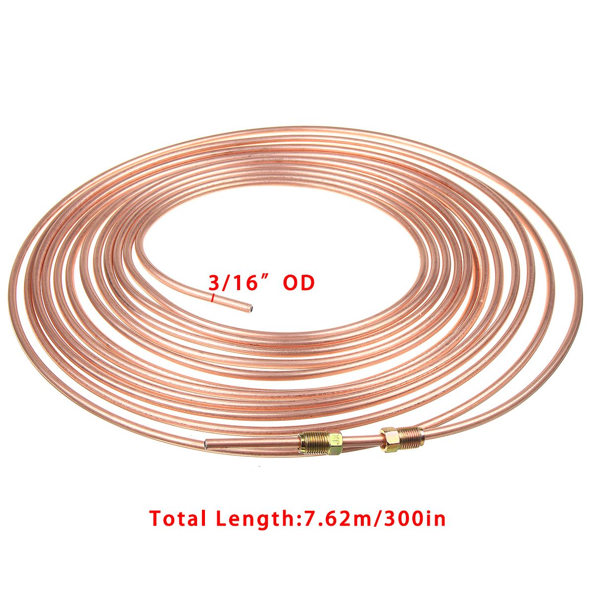 25ft-Copper-Brake-Line-Pipe-Hose-Kit-10-Male-amp-10-Female-Nuts-Joiner-Joint-316-Union-1543210