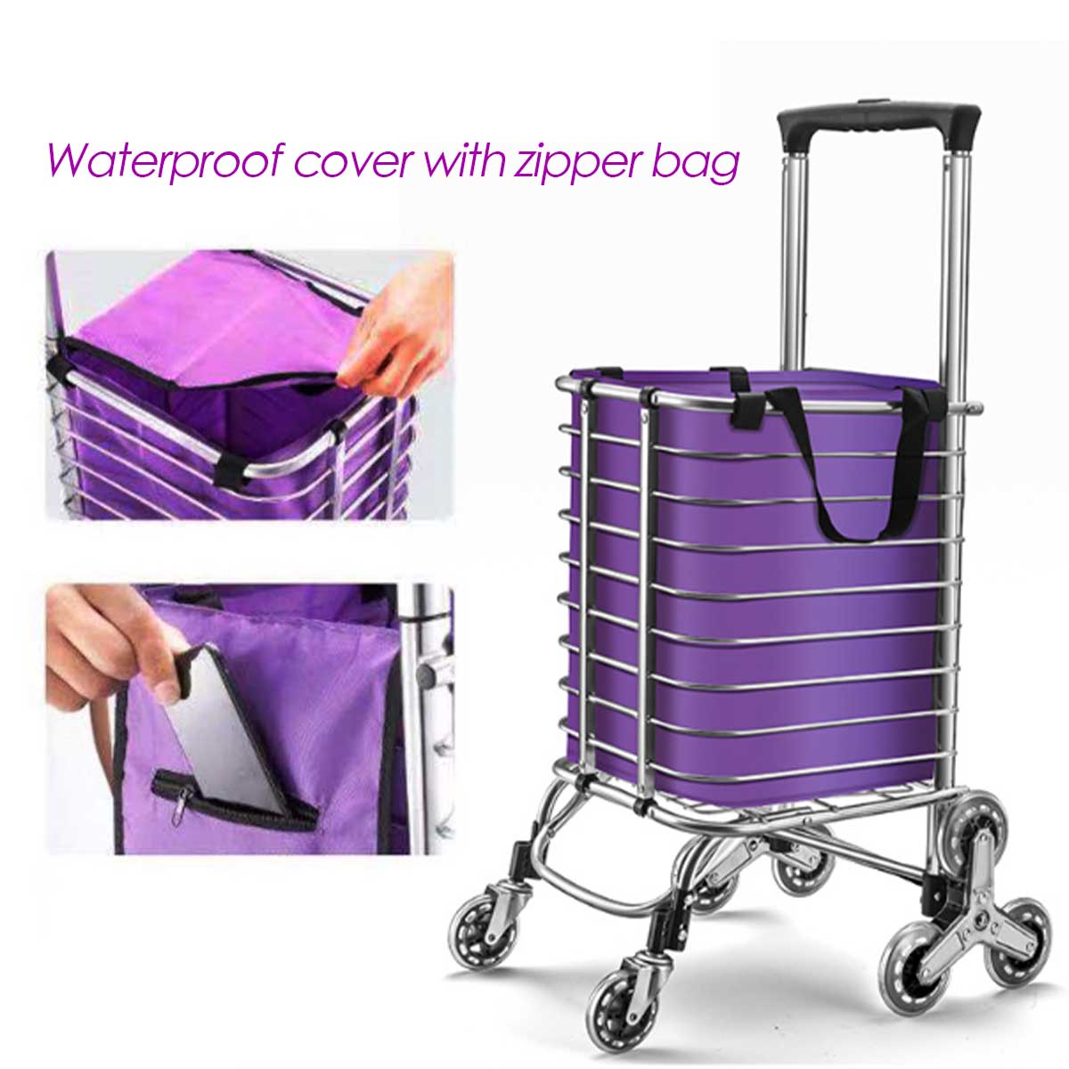 28-Wheels-Shopping-Carts-Trolley-Aluminium-Folding-Luggage-For-Household-Cart-1725263