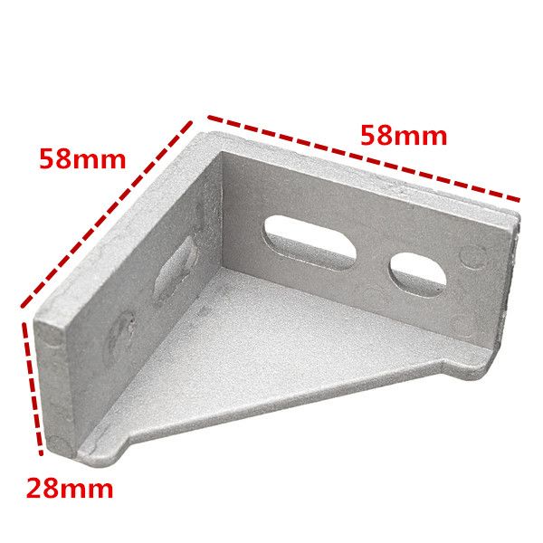 28x58x58mm-Aluminum-L-Shape-Brace-Corner-Joint-Right-Angle-Bracket-4-Holes-1076319