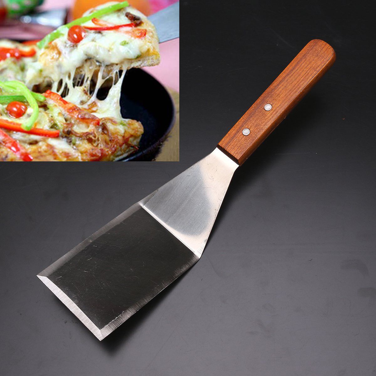 29times7times15cm-Stainless-Steel-Spatula-Scrapers-Pancake-Shovel-Turner-Scoop-With-Wooden-Handle-1341082