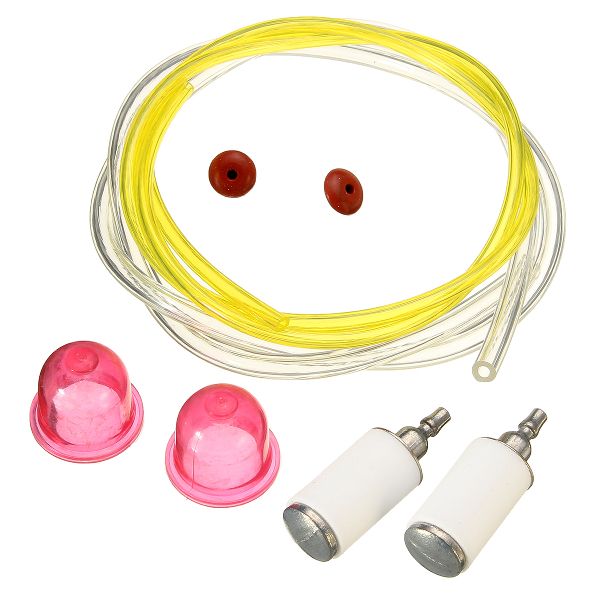 2Pcs-60cm-Fuel-Petrol-Inline-Filter-Hose-Pipe-Fuel-Filter-Line-Primer-Bulb-1070192