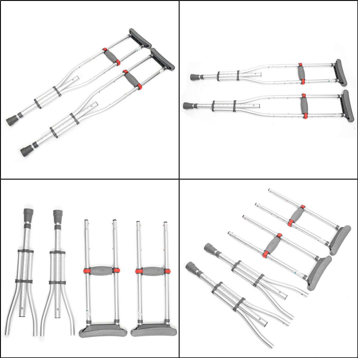 2Pcs-Adjustable-Height-Underarm-Crutched-Aluminium-Alloy-Material-Walking-Stick-Tools-Kit-1395967