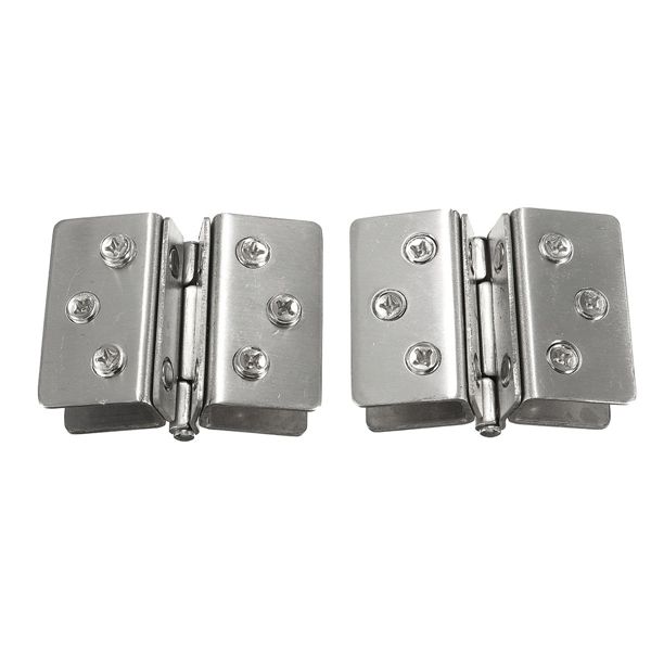 2Pcs-Glass-to-Glass-Door-Double-Clamp-Shower-Hinges-Grip-Hardware-Tool-1076021