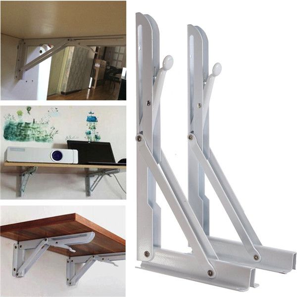 2Pcs-Steel-Folding-Shelf-Bracket-Showcase-Extensions-Support-Frame-1069126