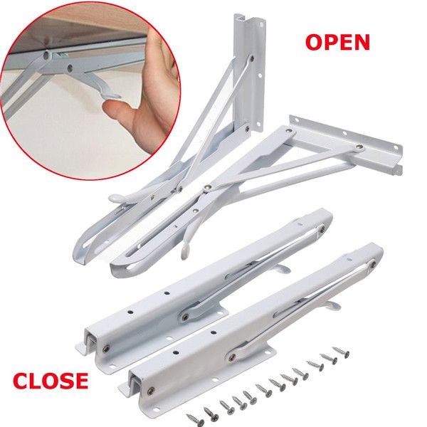 2Pcs-Steel-Folding-Shelf-Bracket-Showcase-Extensions-Support-Frame-1069126