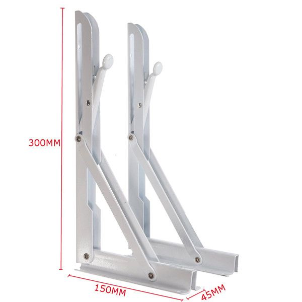 2Pcs-Steel-Folding-Shelf-Bracket-Showcase-Extensions-Support-Frame-1069126