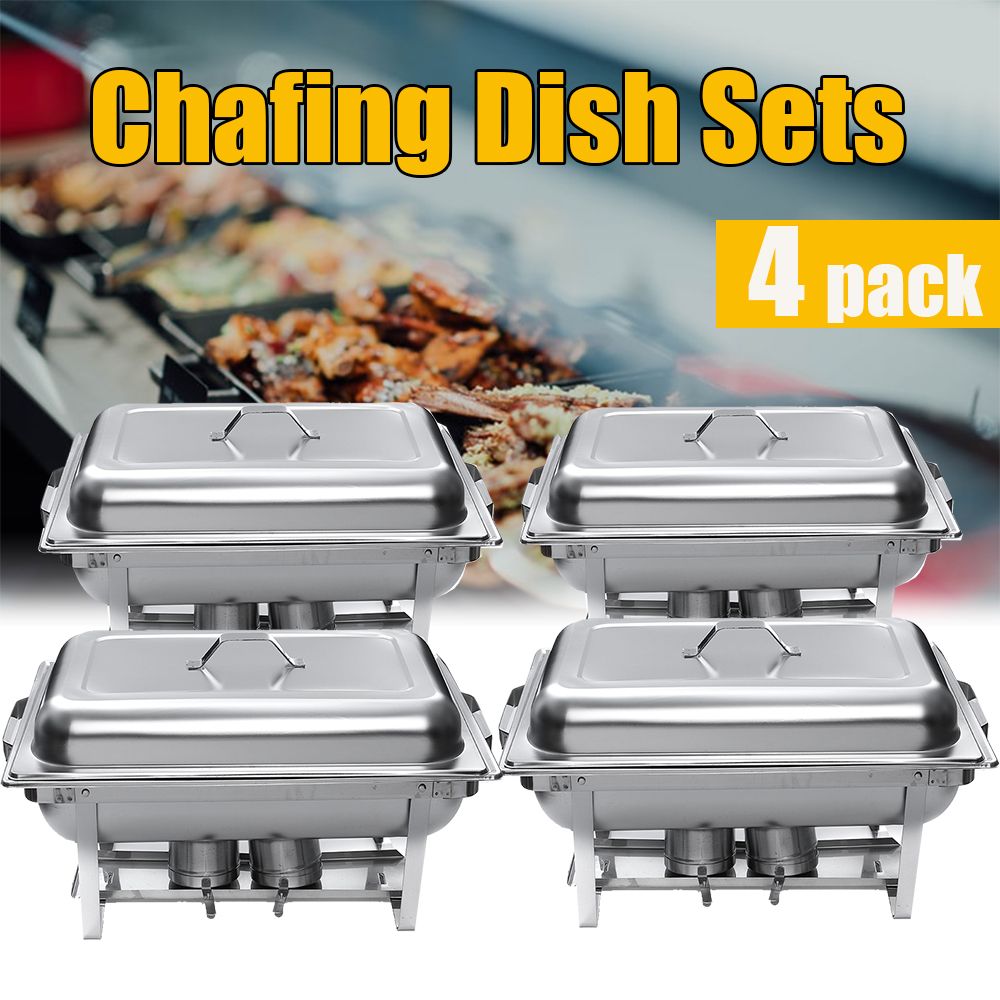 3-Plates-Chafing-Dish-Tray-Buffet-Heating-Stove-Caterer-Warmer-Stainless-Steel-1525766