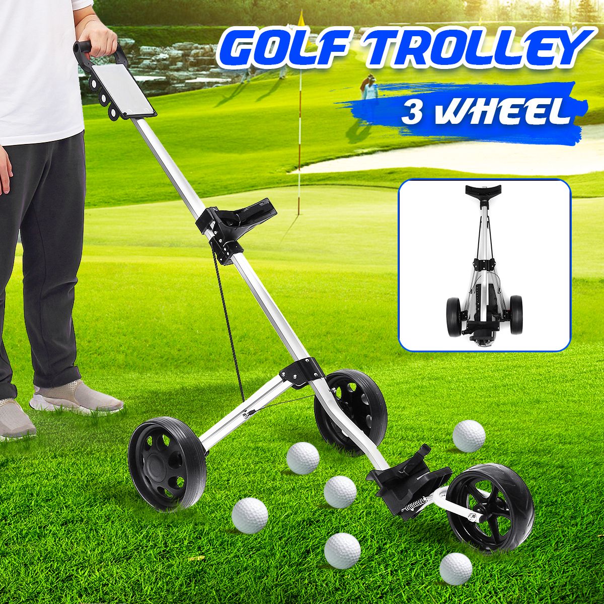 3-Wheel-Golf-Luggage-Pull-Trolley-Bag-Stand-Cart-Compact-Folding-Golf-Buggies-Equipment-1610445