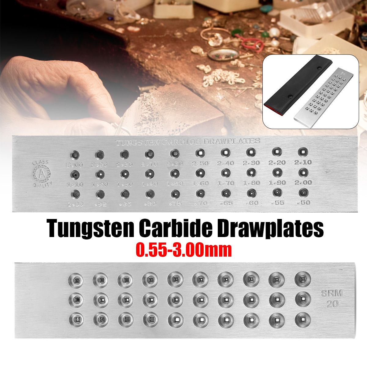 300---05mm-Tungsten-Carbide-Steel-Wire-Drawplates-30-Square-Holes-Wiring-Draw-Plate-1443603