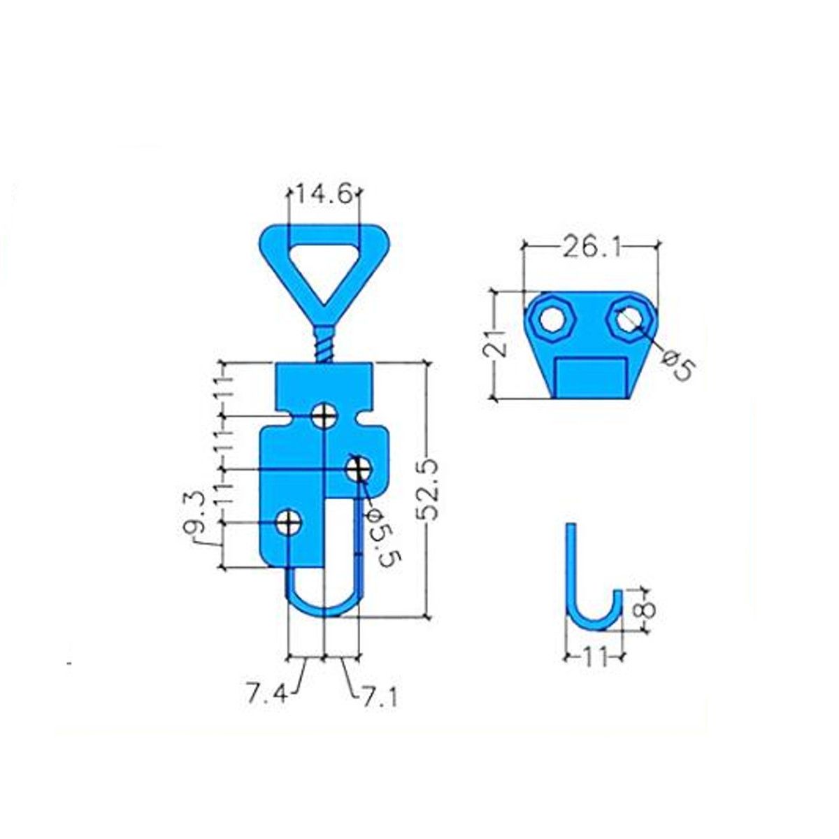 304-Stainless-Steel-Adjustable-Locking-Buckle-Latch-55mm-for-Case-Box-Chest-1139209