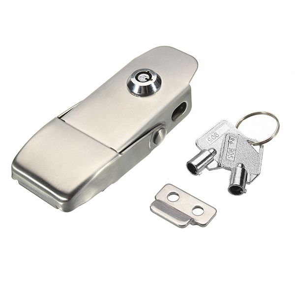 304-Stainless-Steel-Concealed-Toggle-Latch-Safety-Catch-Key-Locking-Spring-Loaded-1141159