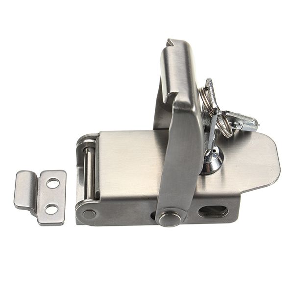 304-Stainless-Steel-Concealed-Toggle-Latch-Safety-Catch-Key-Locking-Spring-Loaded-1141159