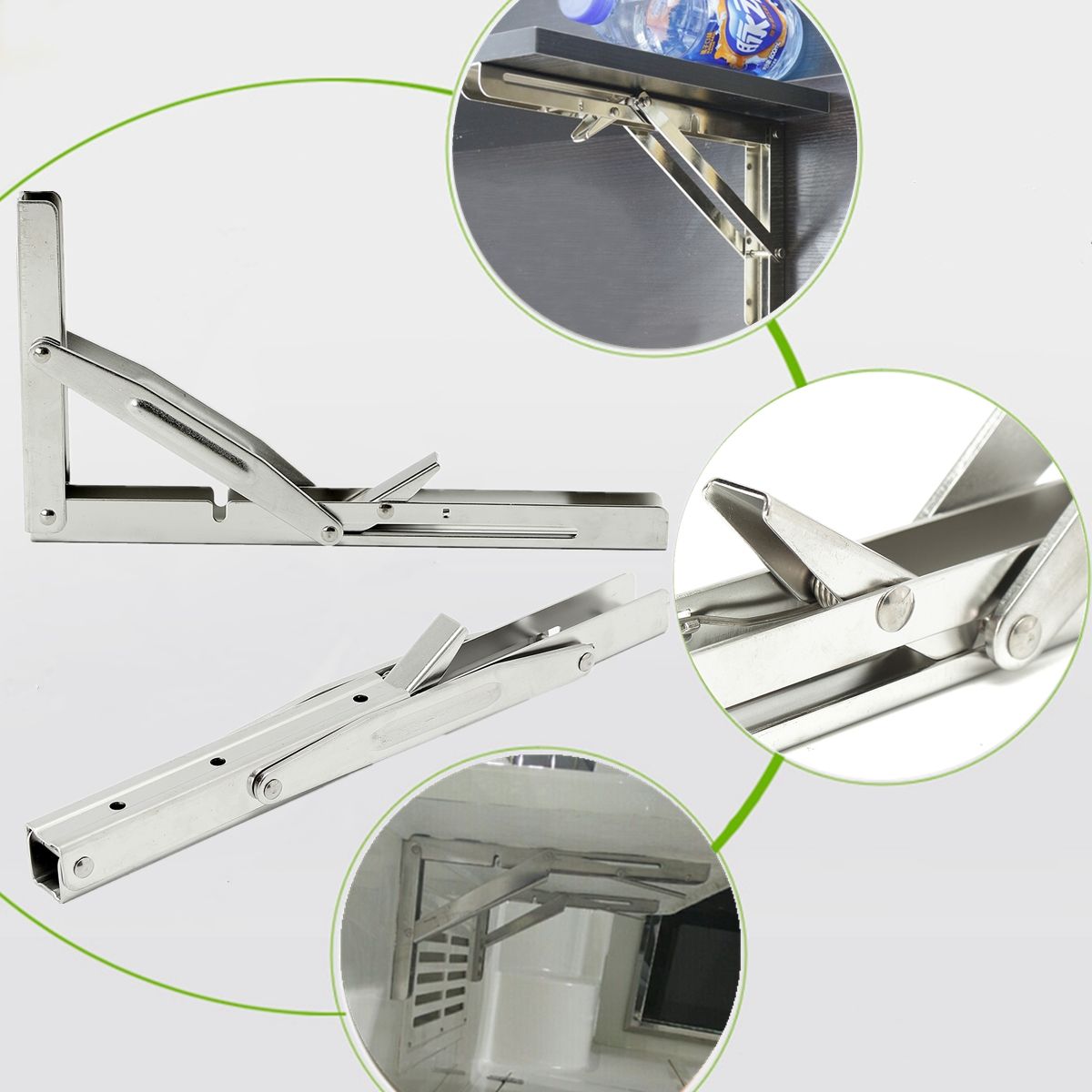 316-Stainless-Steel-Folding-Shelf-Bench-Table-Bracket-Marine-Grade-250kg-Load-1216794