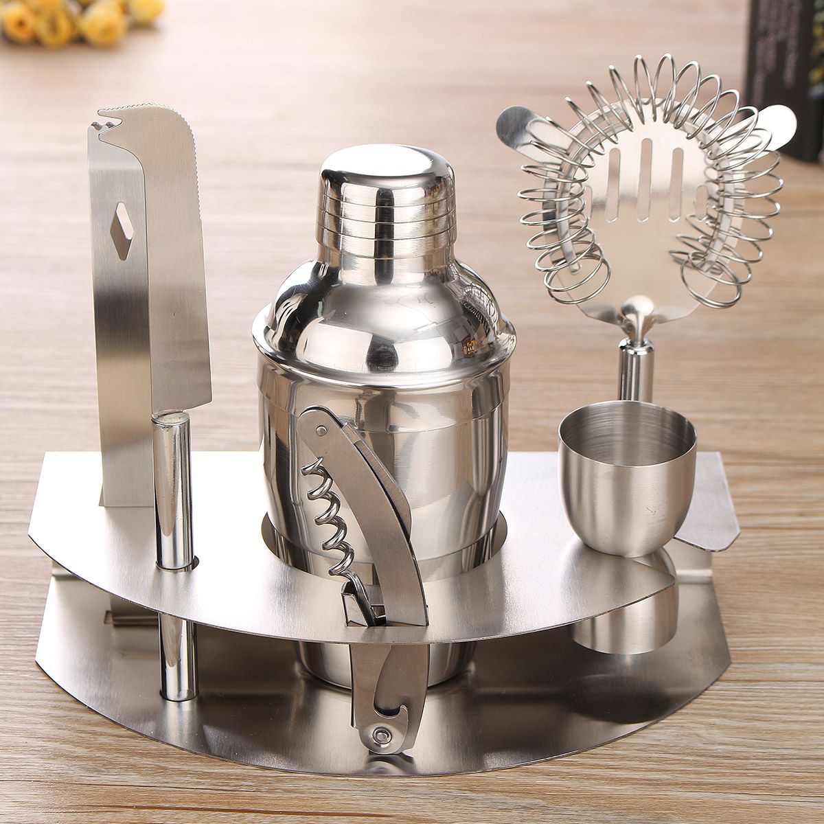 350mL-Bar-Drink-Cocktail-Shaker-Jigger-Mixer-Sets-Stainless-Steel-Bartender-Tool-Kit-1255347