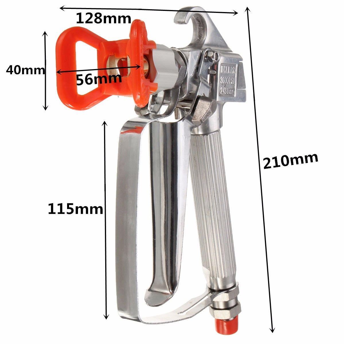 3600PSI-248Bar-Metal-Airless-Paint-Sprayer-High-Pressure-for-Sprayer-Tool-1058082