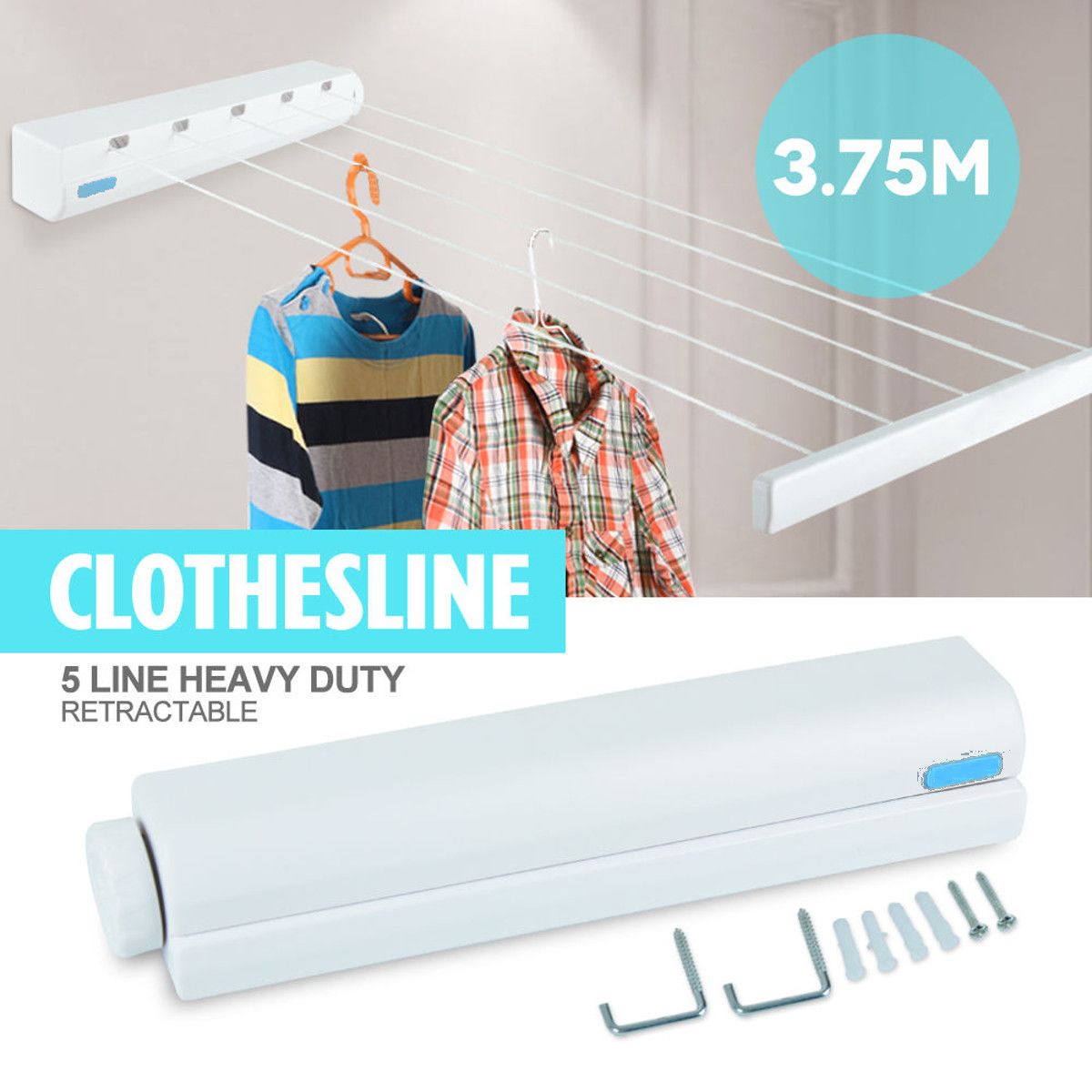 375M-Retractable-Hanging-Rack-5-Line-Wall-Mounted-White-for-Laundry-Dry-Clothes-1188359