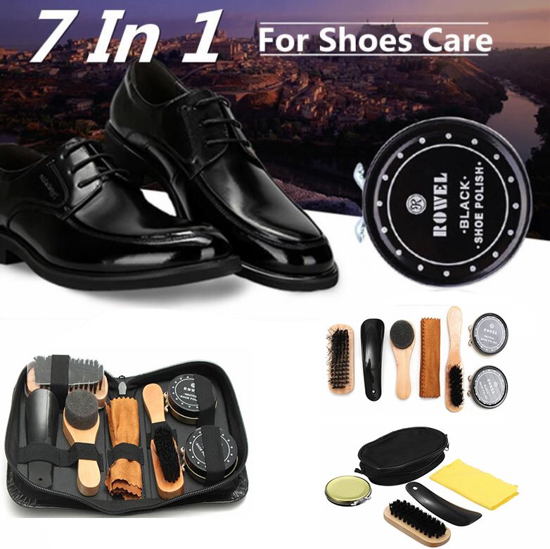 4-In-1-Shoe-Shine-Care-Kit-Set-Neutral-Polish-Brush-Leather-Shoes-Boots--Case-Shoes-Accessories-1278698