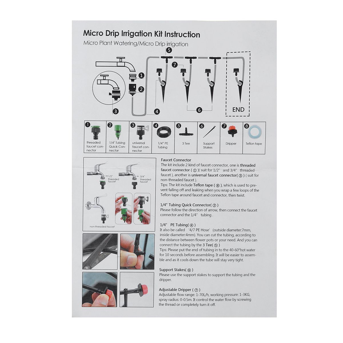 40M-DIY-Garden-Micro-Drip-Irrigation-System-Plant-Flower-Automatic-Watering-Tools-1708408