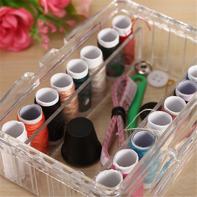 40PcsSet-Sewing-Kit-Thread-Threader-Needle-Tape-Measure-Scissor-Thimble-Storage-Box-1158899