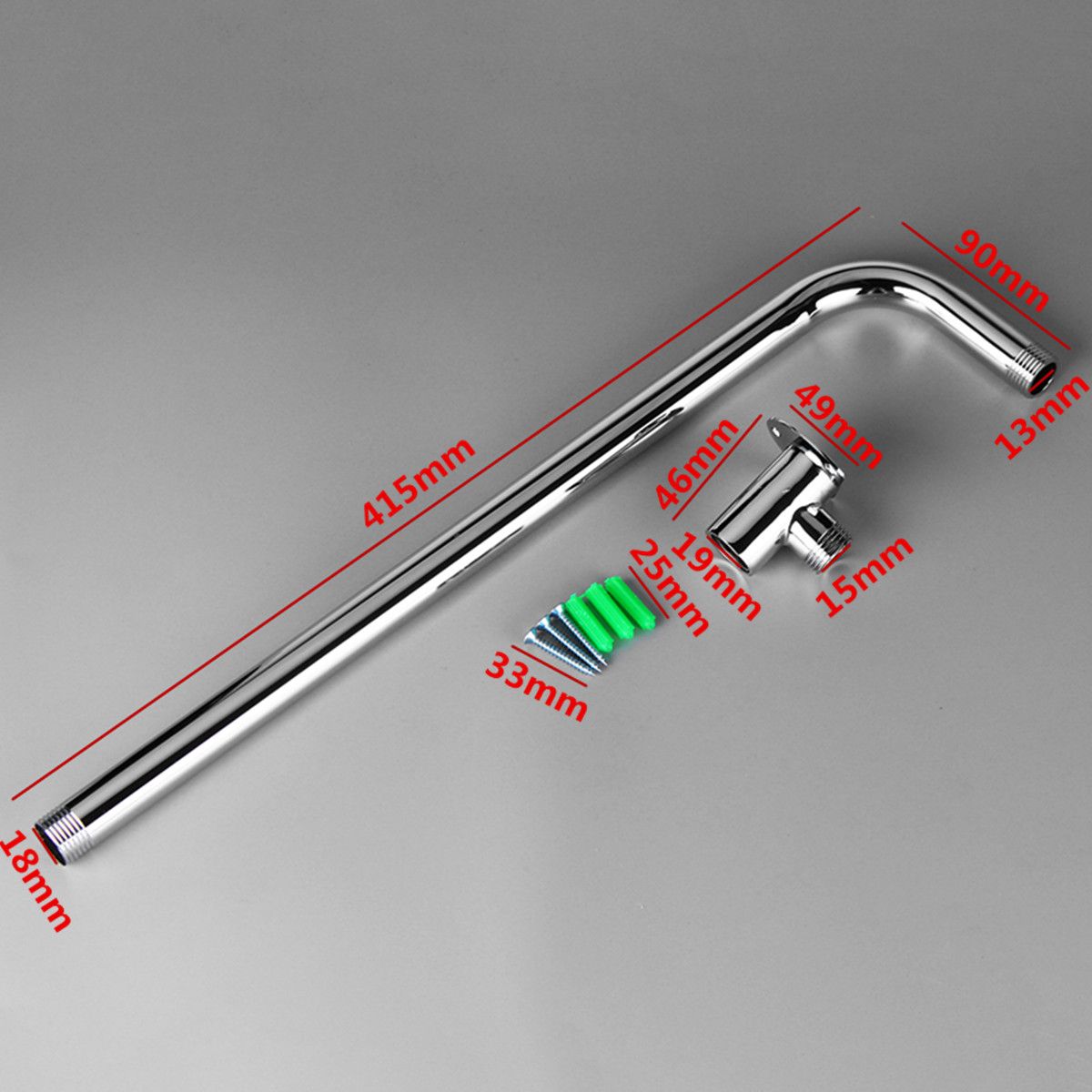 475mm-Long-Shower-Arm-Bottom-Entry-Wall-Mounted-Shower-Head-Extension-With-Copper-Base-1372276