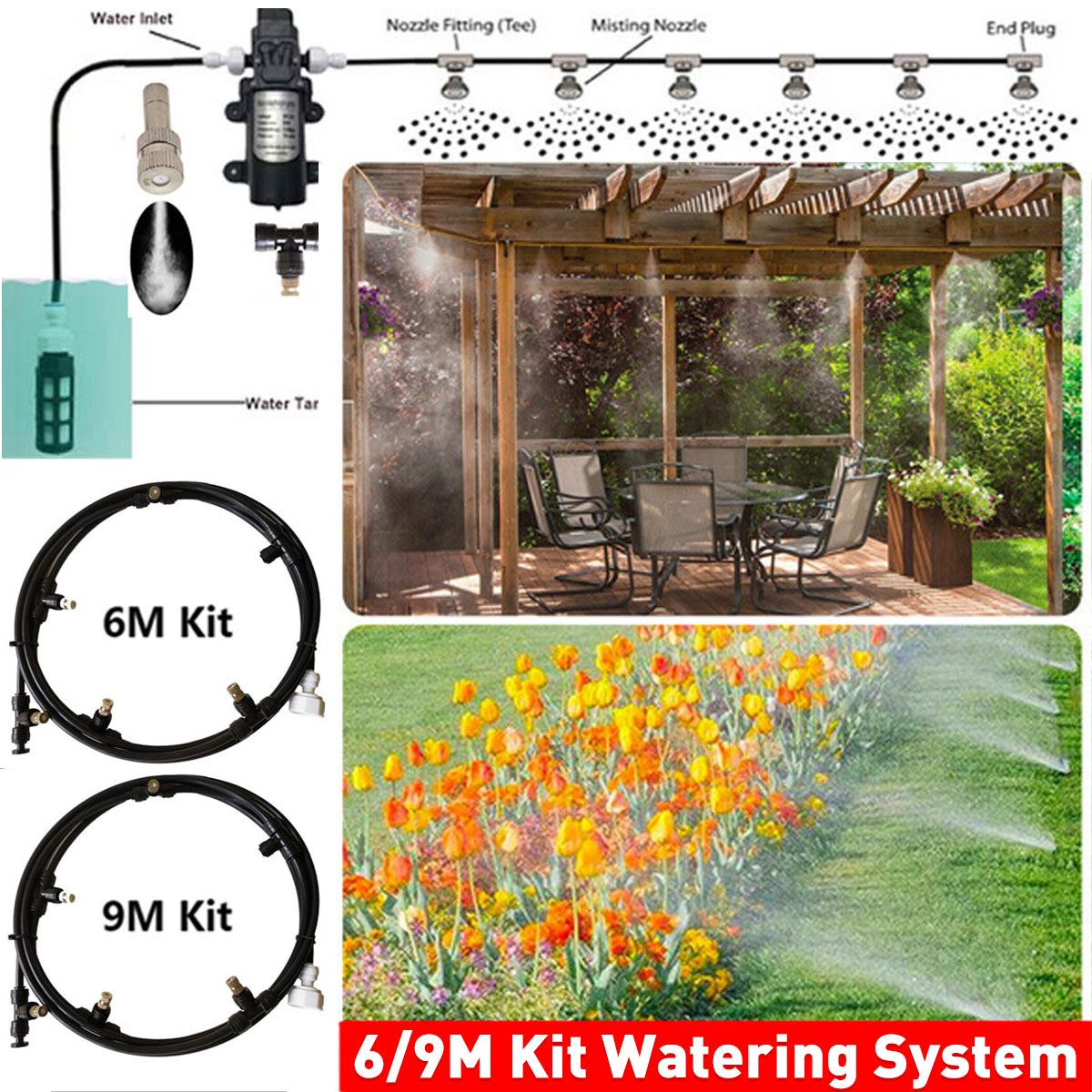 4LMin-Diaphragm-Self-Priming-Pump-Water-Misting-Cooling-System-Hose-Irrigation-1704732