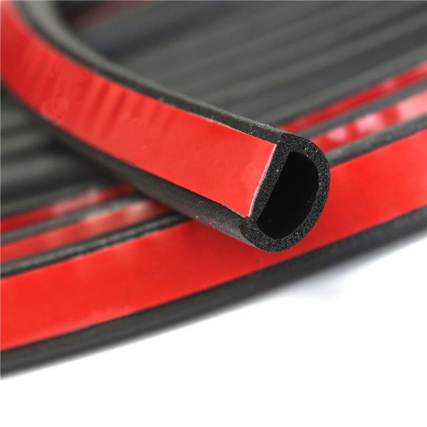 4M-Small-D-Shape-Car-Truck-Motor-Door-Hollow-Rubber-Seal-Weather-Strip-10x8mm-985515