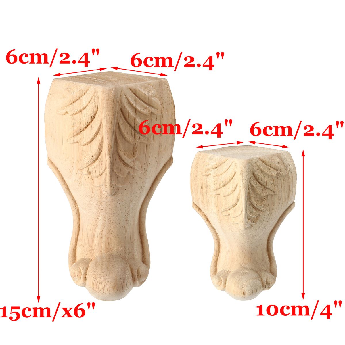 4Pcs-1015cm-European-Solid-Wood-Applique-Carving-Furniture-Foot-Legs-Unpainted-Cabinet-Feets-Decal-1322685