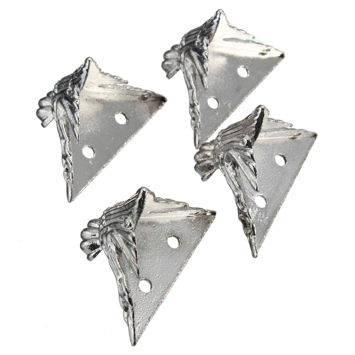 4pcs-Silver-Furniture-Feet-Wood-Box-Zinc-Alloy-Corner-Protectors-Kit-With-Screws-1057211