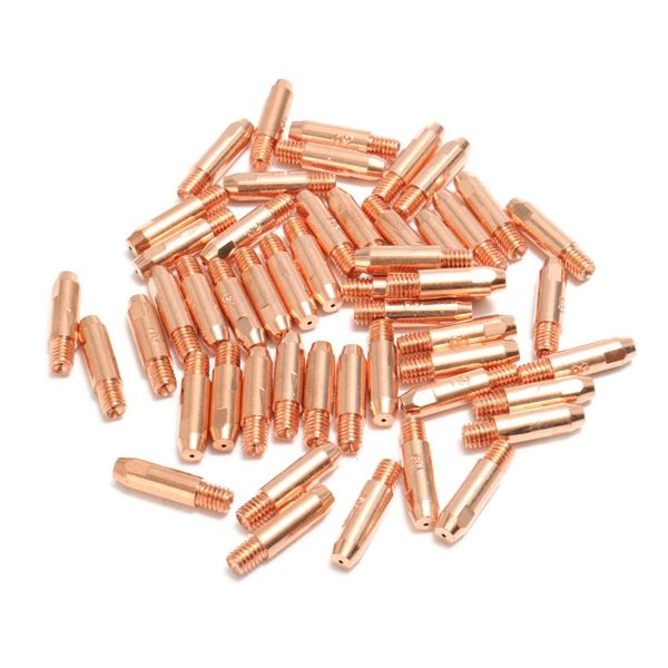 50Pcs-Copper-Contact-Tip-Holder-09x6mm-For-MB24-MIG-MAG-Welding-Torch-Copper-1120594