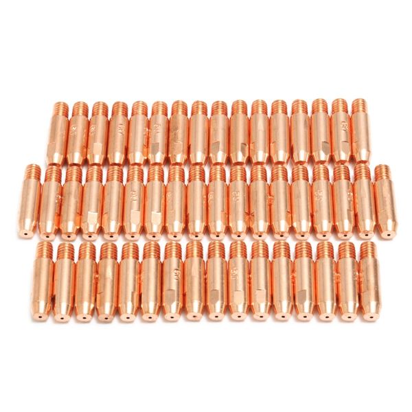 50Pcs-Copper-Contact-Tip-Holder-09x6mm-For-MB24-MIG-MAG-Welding-Torch-Copper-1120594