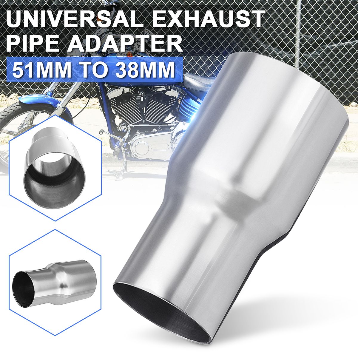 50mm-To-38mm-Universal-Exhaust-Reducer-Connector-Pipe-Adapter-Stainless-Steel-1752254