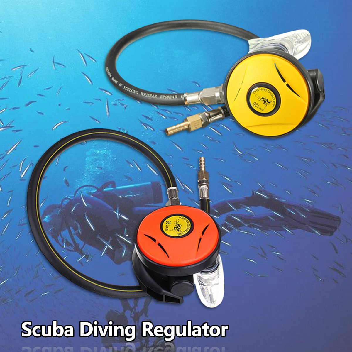 57cm-Scuba-Explorer-Diving-Dive-Regulator-Hose-Octopus-1455688