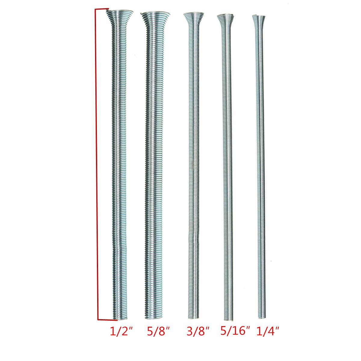 5Pcs-Spring-Bending-Tube-Kit-Refrigerator-Pipe-Bender-Spring-Steel-Bent-Tube-355mm-Length-1268621