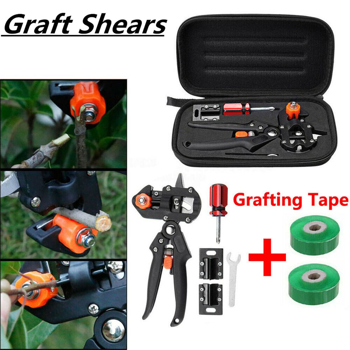 5X-Pro-Garden-Tree-Nursery-Grafting-Pruning-Pruner-knife-Shears-Cutting-Tool-Kit-1760419