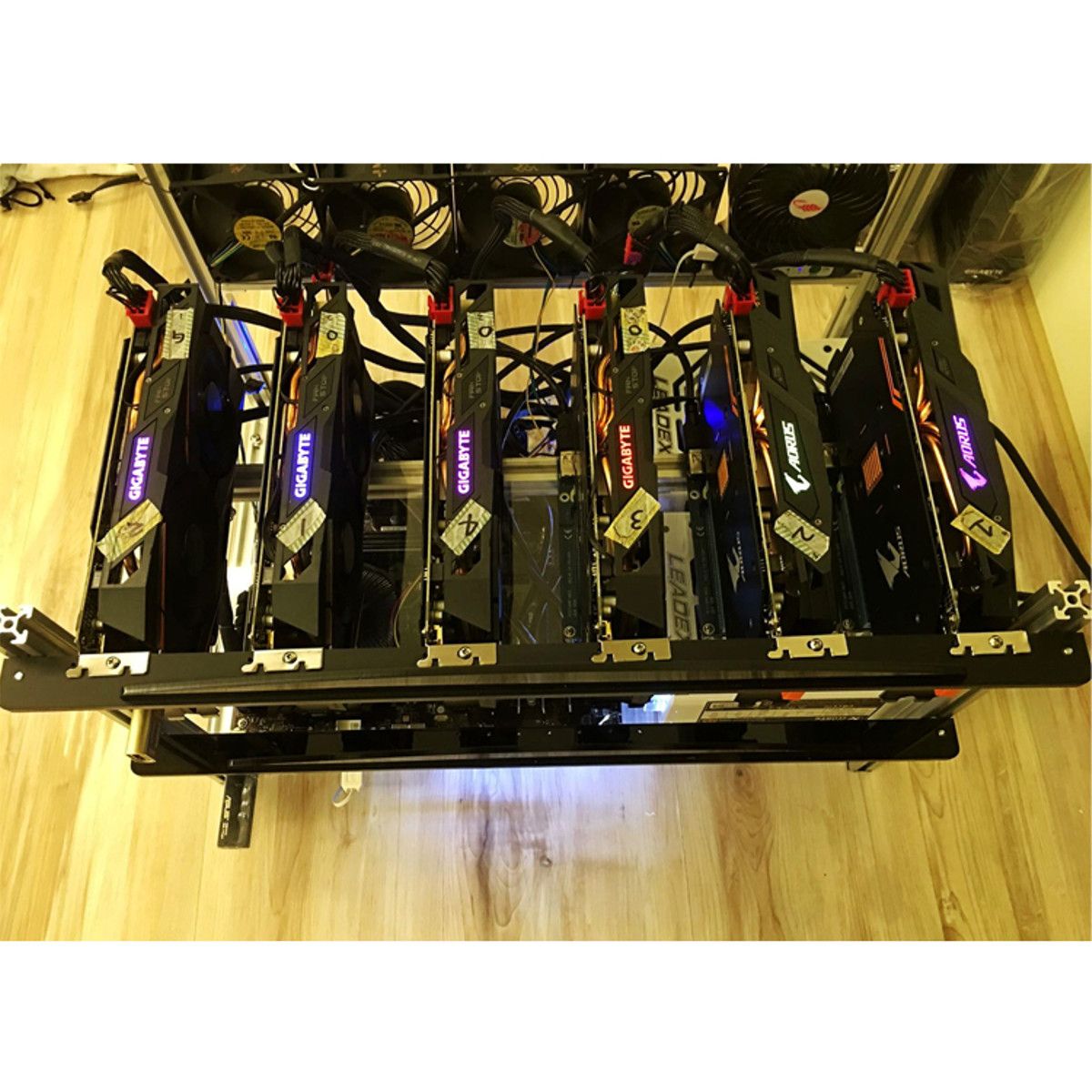 6-GPU-Aluminum-Open-Air-Miner-Frame-Mining-Rig-Case-ETH-BTC-Ethereum-With-4-Fan-1201828