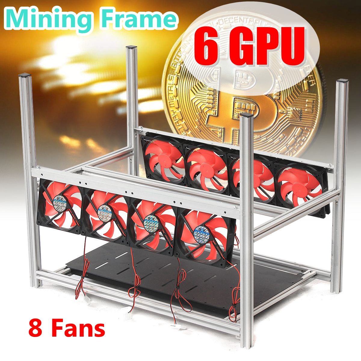 6-GPU-Steel-Coin-Miner-Mining-Frame-Steel-Case-LED-Light-With-8-Fans-For-ETH-ZECBTB-1264801