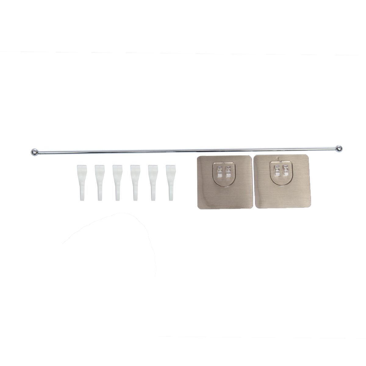 6-Hook-Vacuum-Sticker-Stainless-Steel-Towel-Holder-Rack-Bathroom-Non-marking-Wall-MECO-1331605