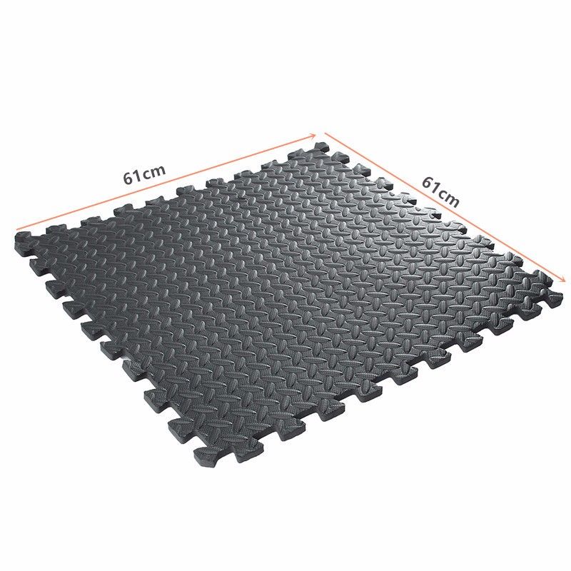 61x61cm-EVA-Foam-Floor-Interlocking-Tile-Mat-Show-Floor-Gym-Exercise-Playroom-Yoga-Mat-Black-1268123