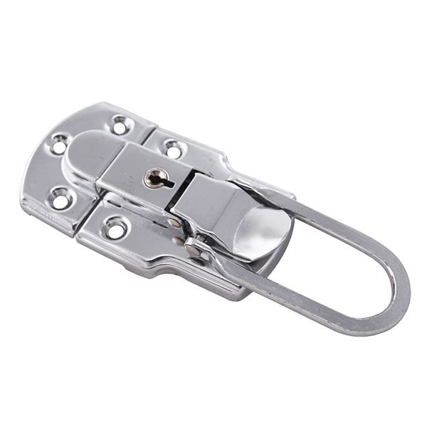 6401B-90times50mm-Chrome-Plated-Drawbolt-Closure-Latch-Case-Latch-Key-Locking-1145009