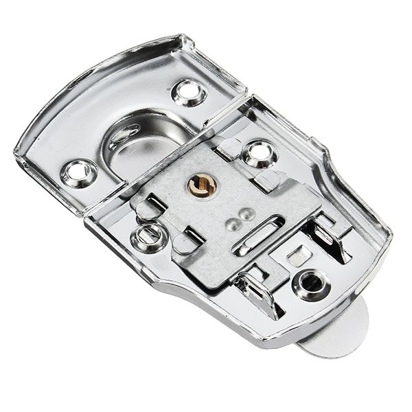 6405B-76times45mm-Chrome-Plated-Drawbolt-Closure-Latch-Case-Latch-Key-Locking-1145008