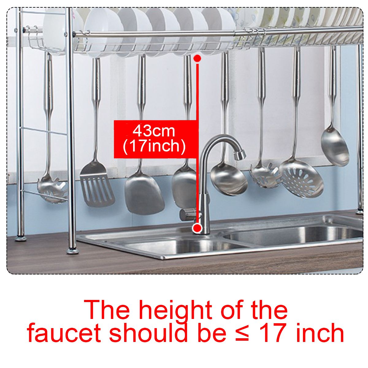 64748494CM-Stainless-Steel-Kitchen-Rack-Dish-Drain-Shelf-Drying-Holder-Over-Sink-1652238