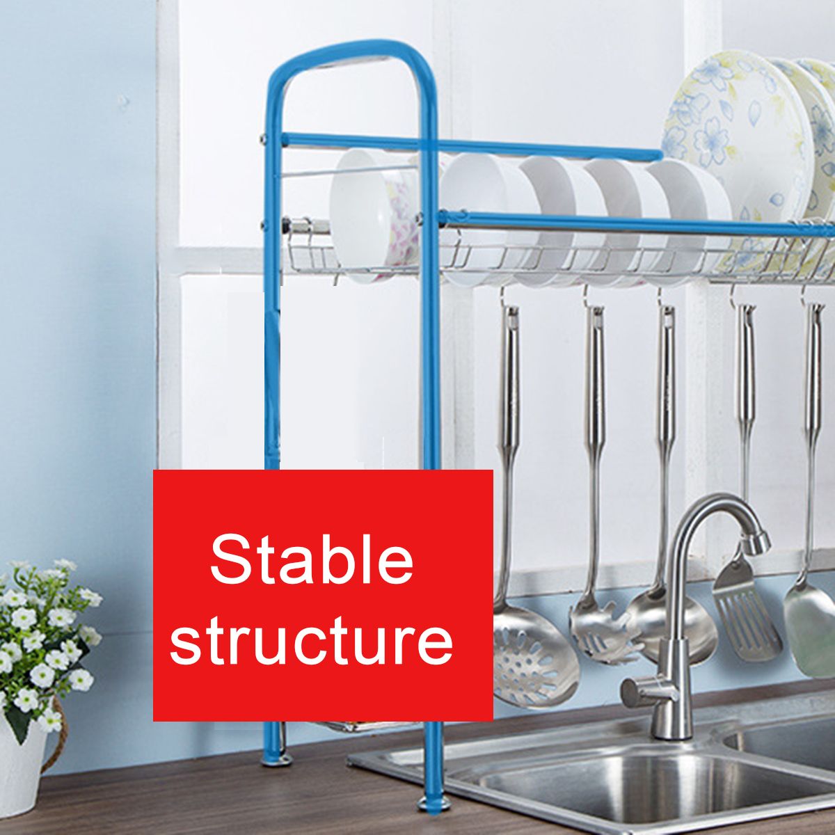 64748494CM-Stainless-Steel-Kitchen-Rack-Dish-Drain-Shelf-Drying-Holder-Over-Sink-1652238