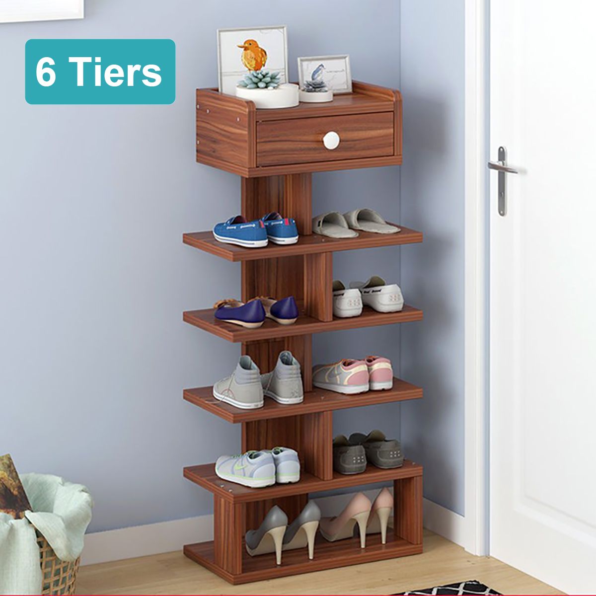 678-Layer-Wooden-Shoe-Racks-Storage-Organizer-Shelf-With-Drawer-Cabinet-1571567