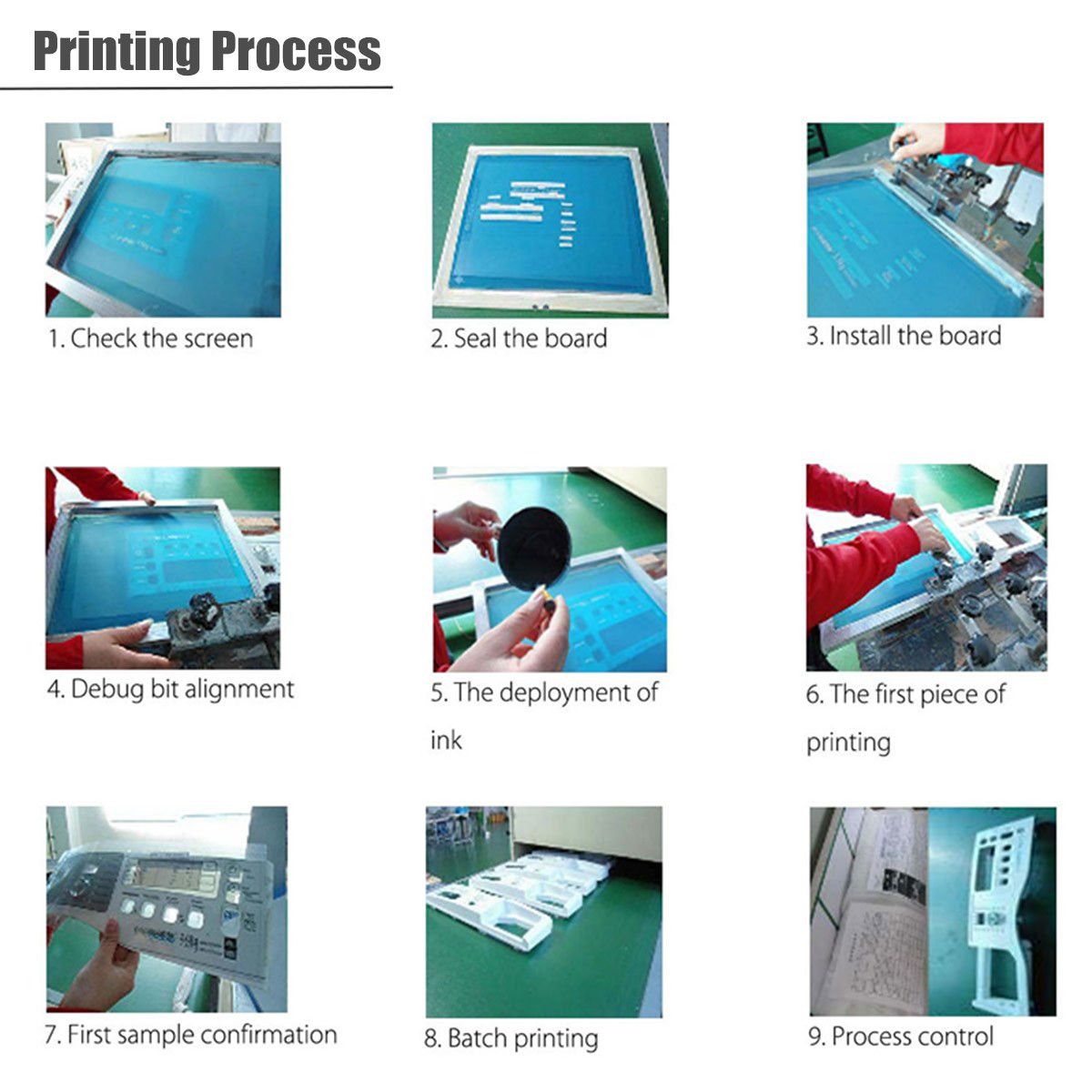 6Pcs-14x10-Aluminium-Alloy-Silk-Screen-Printing-Frame-w-110-White-Mesh-Count-1338098