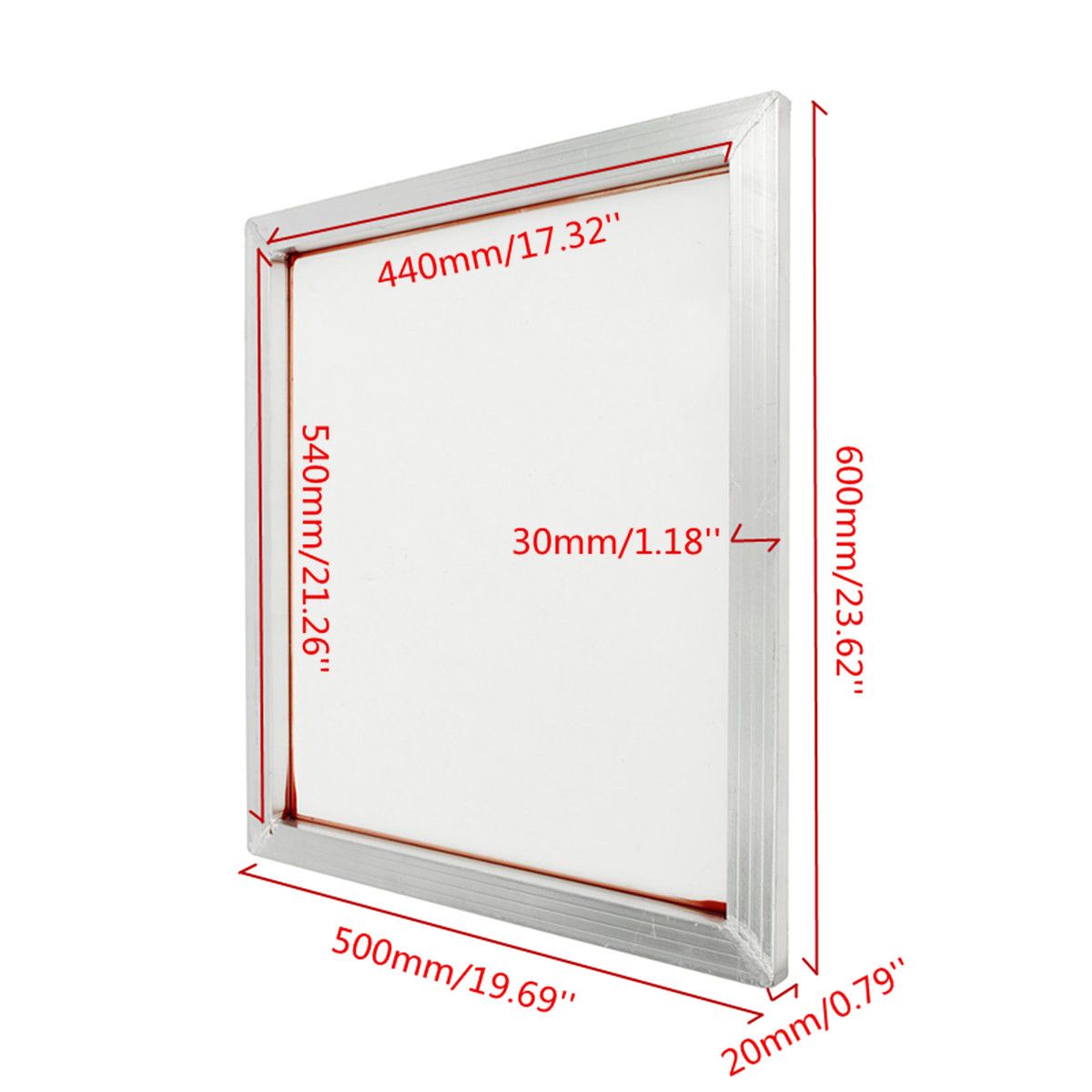 6Pcs-Aluminum-Profile-Silk-Screen-Printing-Frame-Press-Screens-110-White-Mesh-20quot-x-24quot-1443730