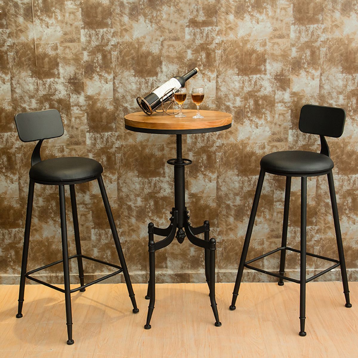 756545cm-Industrial-Rustic-Retro-Metal-Bar-Stool-Leather-Back-Counter-Chair-Decorations-1336327