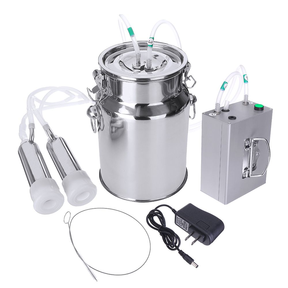 7L-Electric-Milking-Machine-Vacuum-Impulse-Pump-Stainless-Steel-Cow-Goat-Milker-1752675